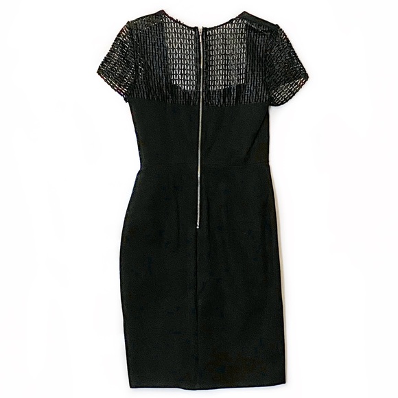 Roland Mouret x Banana Republic Black Cap Sleeve Sheath Dress - Picture 8 of 10